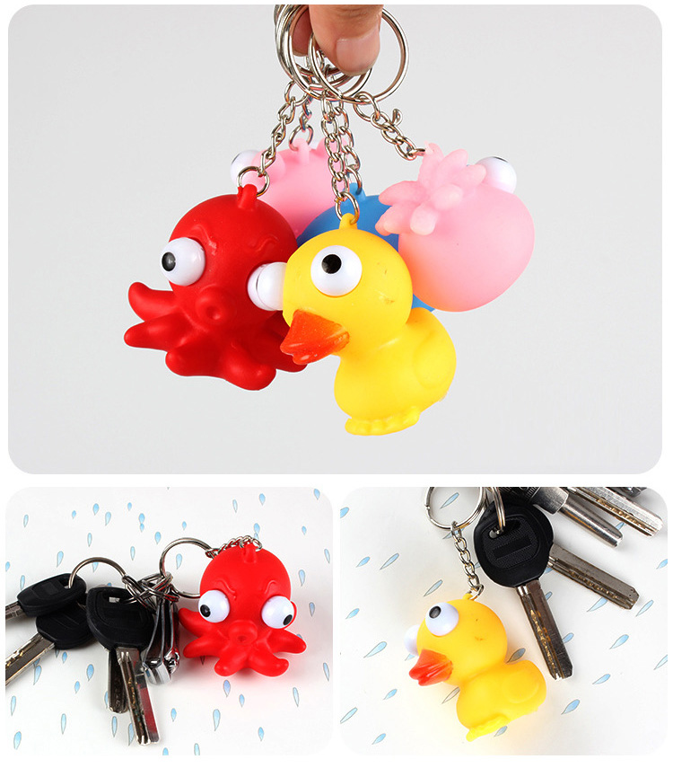 Móc Khoá Thú Mắt Lồi