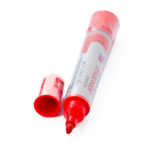 Bút Lông Dầu Thiên Long PM-09 Đỏ Bút Lông Dầu Thiên Long PM-09 Đỏ