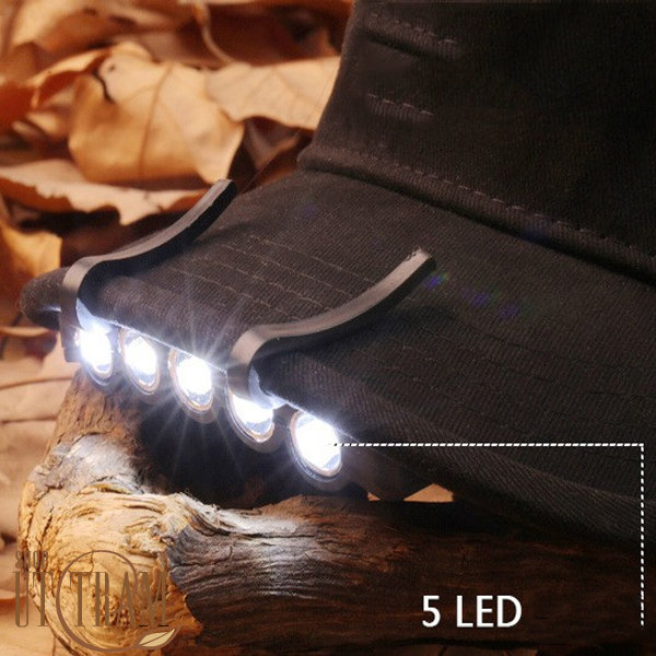 Đèn Gắn Nón, Vành Mũ 5 Led Siêu Sáng Đèn Gắn Nón, Vành Mũ 5 Led Siêu Sáng