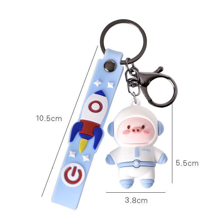 Móc Khoá Không Gian Vũ Trụ Heo Đất