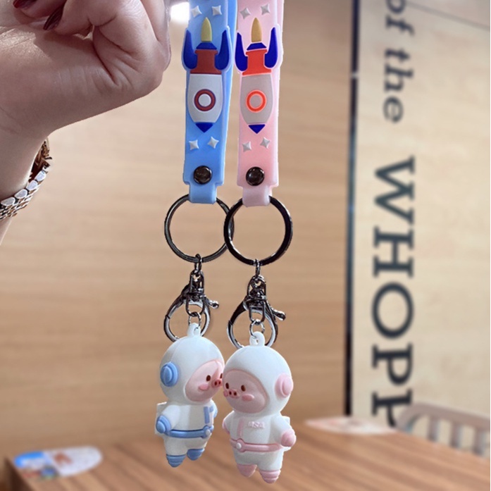 Móc Khoá Không Gian Vũ Trụ Heo Đất