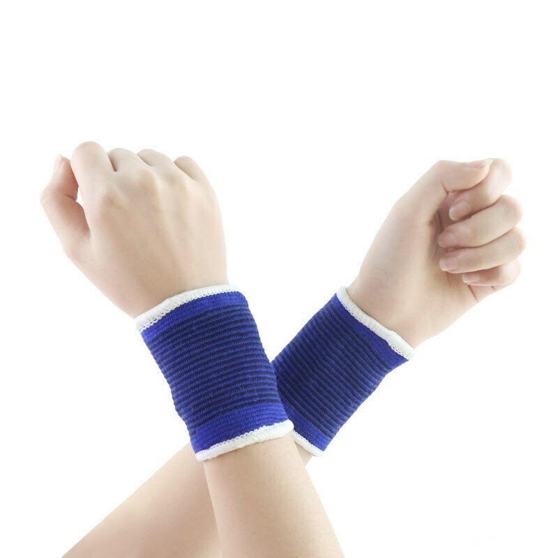 Set 2 Băng Cổ Tay Co Giãn Bảo Vệ An Toàn Khi Tập Thể Thao