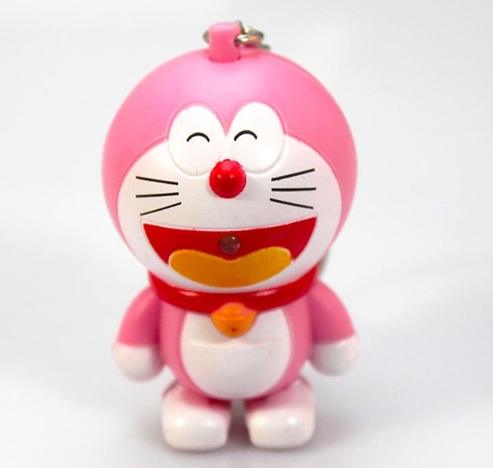 Móc Khóa Doremon Có Đèn Led Và Kêu I LoveYou