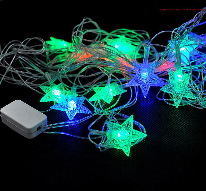 Dây Đèn Led Chớp Nhiều Màu 5m Ngôi Sao Dây Đèn Led Chớp Nhiều Màu 5m Ngôi Sao