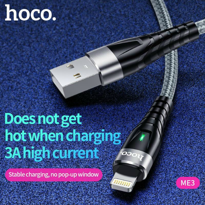 Cáp Sạc Nhanh Hoco Me3 Iphone Lightning