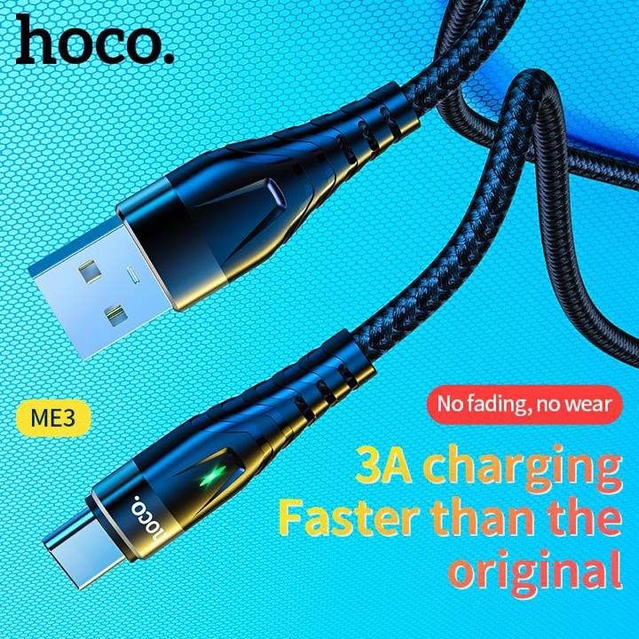 Cáp Sạc Dây Dù Hoco Me3 Type C