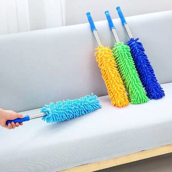 Chổi Rửa Xe Phủi Bụi Sợi Microfiber San Hô Siêu Mềm Mịn (Màu Ngẫu Nhiên)