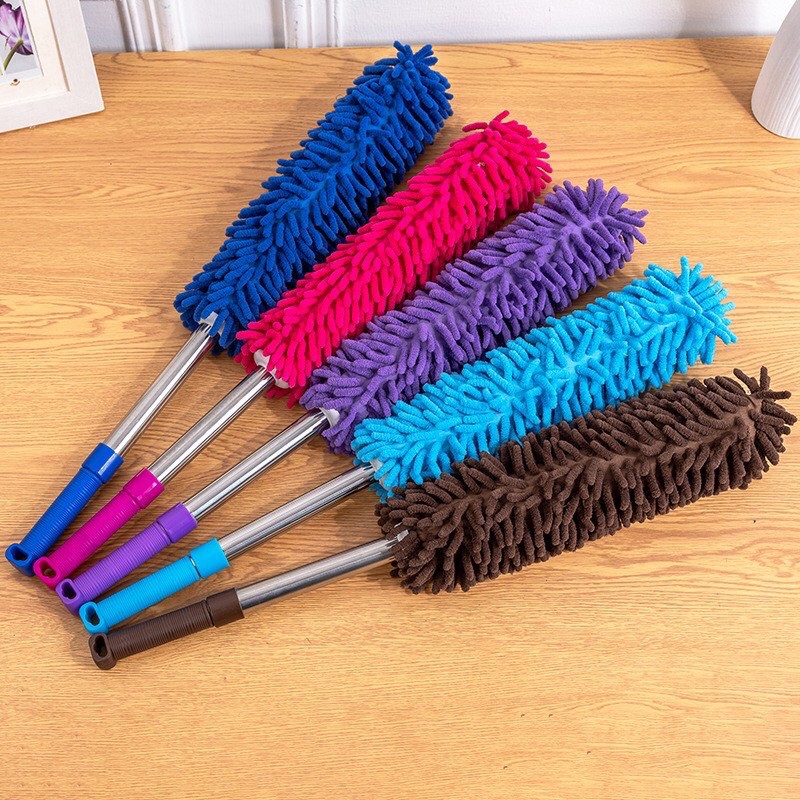 Chổi Rửa Xe Phủi Bụi Sợi Microfiber San Hô Siêu Mềm Mịn (Màu Ngẫu Nhiên)