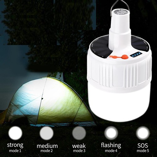 Bóng Đèn V51 Tích Điện Có Remote 17X10.5Cm