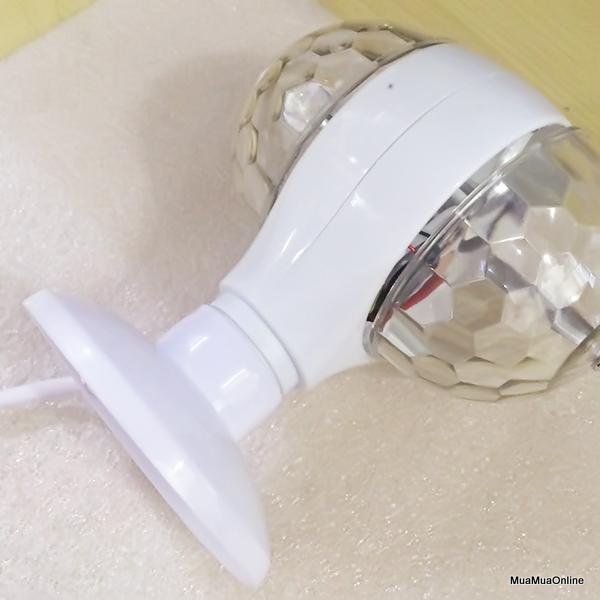 Đèn Led Quả Cầu Xoay 7 Màu Có Đế Cao Cấp Đèn Led Quả Cầu Xoay 7 Màu Có Đế Cao Cấp