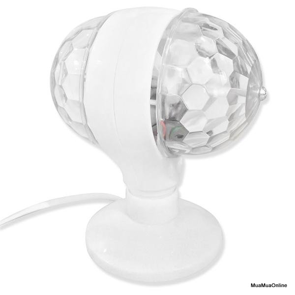Đèn Led Quả Cầu Xoay 7 Màu Có Đế Cao Cấp Đèn Led Quả Cầu Xoay 7 Màu Có Đế Cao Cấp