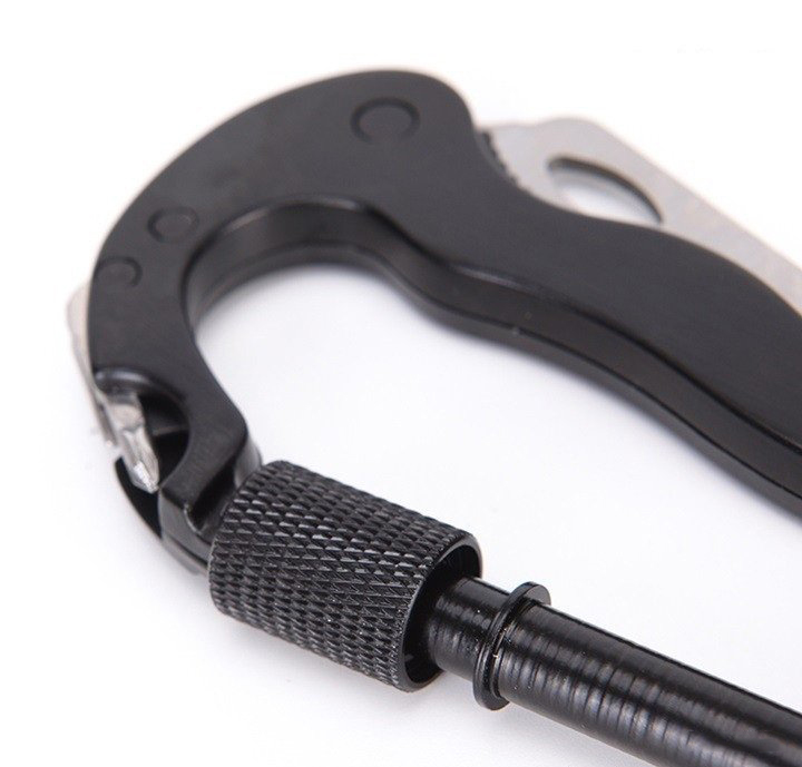 Móc Khóa Hợp Kim Đa Năng Bỏ Túi  5in1