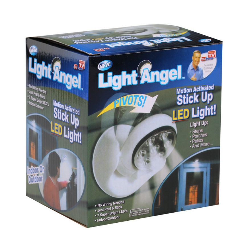 Đèn Cảm Ứng Hồng Ngoại Thông Minh Light Angel Tư Động Sáng Khi Có Người Đèn Cảm Ứng Hồng Ngoại Thông Minh Light Angel Tư Động Sáng Khi Có Người