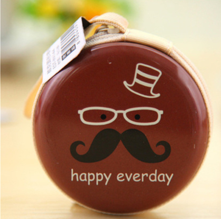 Ví Đựng Tiền Xu Loại Tròn Hình Râu Ví Đựng Tiền Xu Loại Tròn Hình Râu