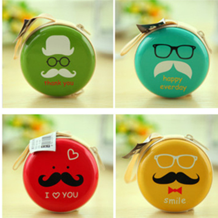 Ví Đựng Tiền Xu Loại Tròn Hình Râu Ví Đựng Tiền Xu Loại Tròn Hình Râu