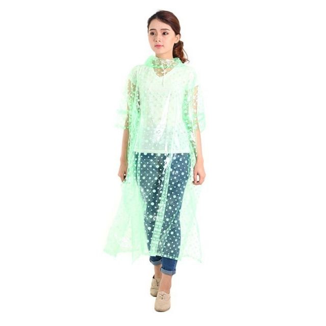 Áo Mưa Chấm Bi Cánh Dơi