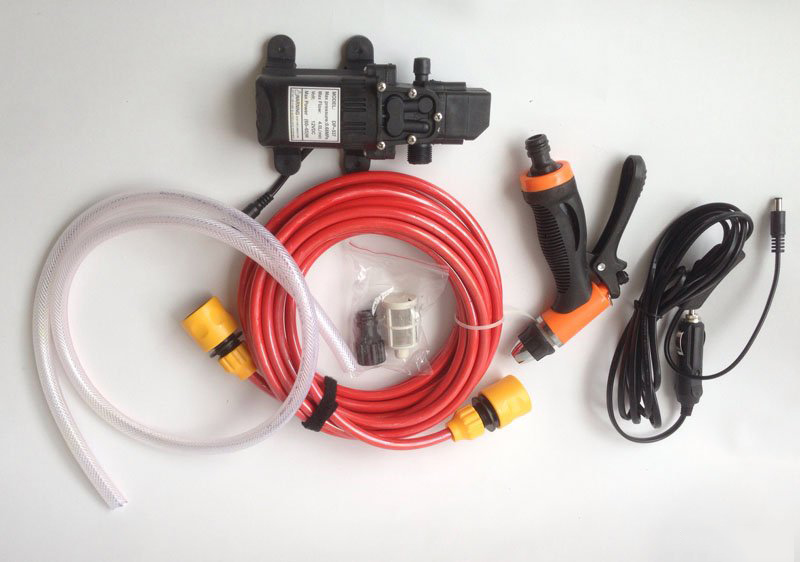 Bộ Máy Bơm Rửa Xe Mini Tăng Áp Lực Nước Cực Mạnh