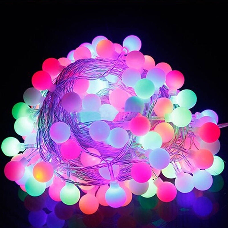 Dây Đèn Led Chớp Nhiều Màu 5m Bóng Bi Dây Đèn Led Chớp Nhiều Màu 5m Bóng Bi