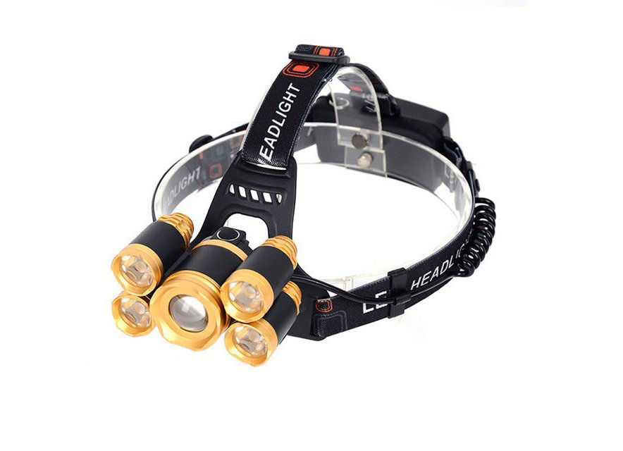 Đèn Pin Đội Đầu 5 Bóng Vàng Siêu Sáng + Tặng Kèm Pin Và Bộ Sạc Đèn Pin Đội Đầu 5 Bóng Vàng Siêu Sáng + Tặng Kèm Pin Và Bộ Sạc