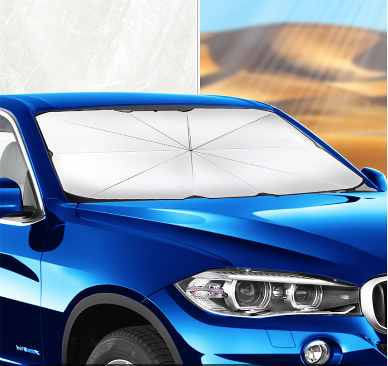 Cây Dù Che Nắng Kính Lái Xe Hơi Bạc Titan