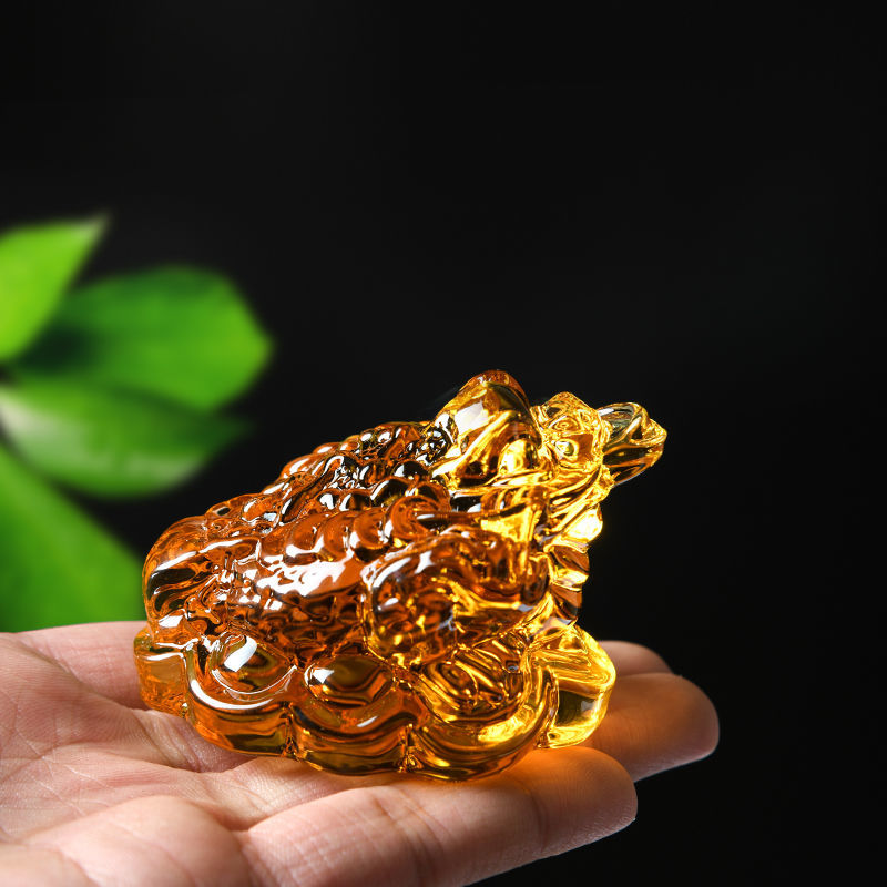 Cóc 3 Chân Pha Lê 7Cm Cóc 3 Chân Pha Lê 7Cm