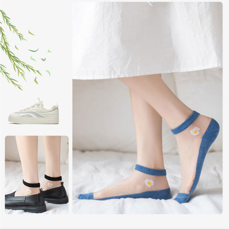 Vớ Lưới Hình Hoa Cúc