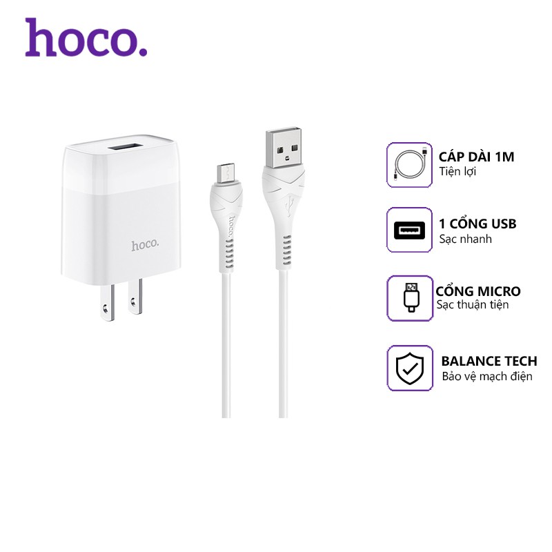 Bộ Sạc C72 Cổng Micro