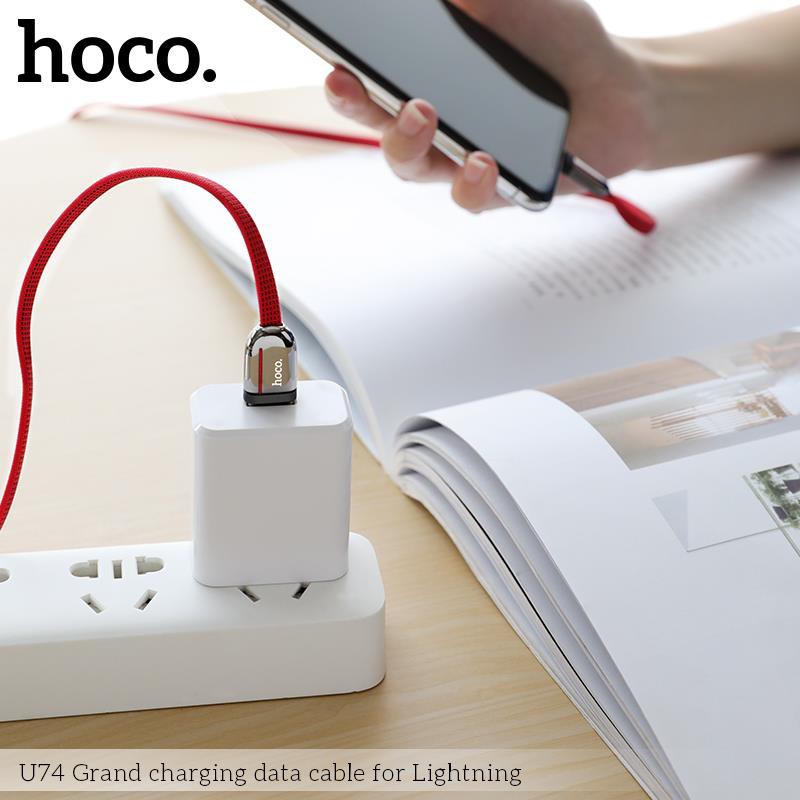 Cáp Sạc Nhanh Lightning Hoco U74 Cho Iphone