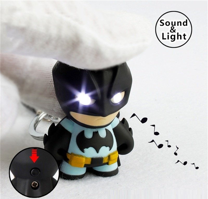 Móc Khóa Người Dơi BATMAN Có Led Và Âm Thanh