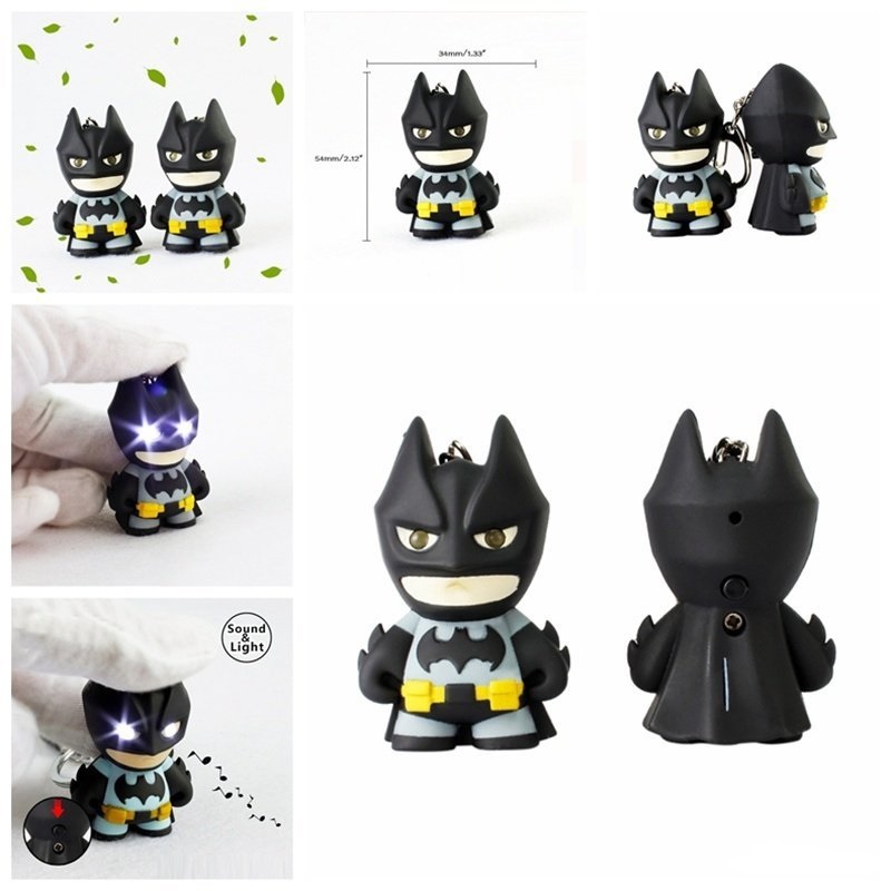 Móc Khóa Người Dơi BATMAN Có Led Và Âm Thanh
