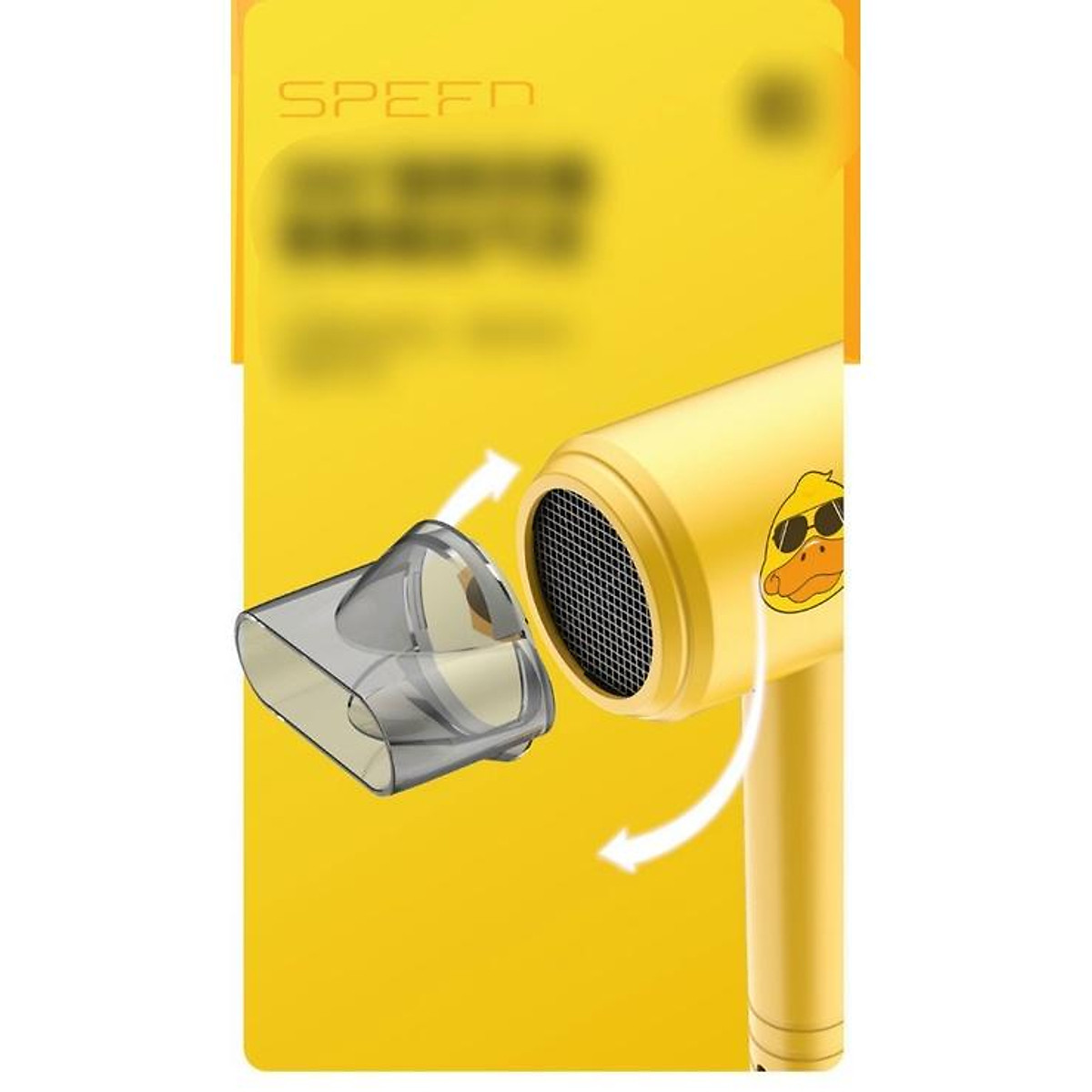 Máy Sấy Tóc Mini Hình Vịt Sunlight Duck Máy Sấy Tóc Mini Hình Vịt Sunlight Duck