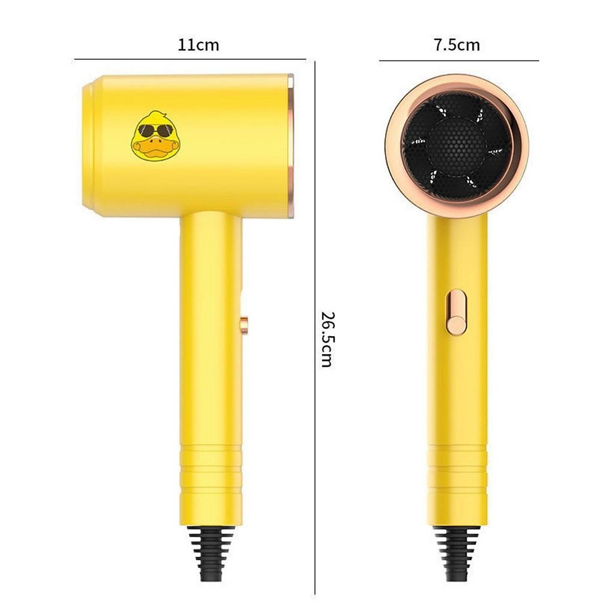 Máy Sấy Tóc Mini Hình Vịt Sunlight Duck Máy Sấy Tóc Mini Hình Vịt Sunlight Duck