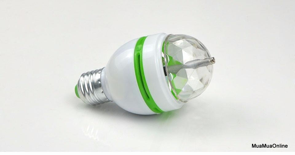 Đèn Led Vũ Trường Xoay 7 Màu 3W Cao Cấp Đèn Led Vũ Trường Xoay 7 Màu 3W Cao Cấp