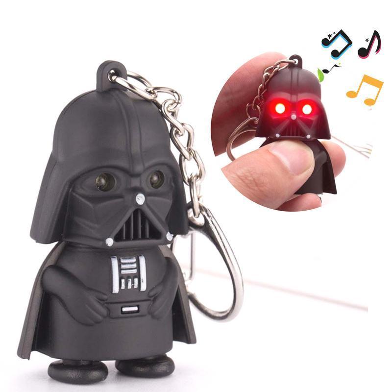 Móc Khóa Chúa Tể Bóng Tối Vader Có Led Và Âm Thanh Cao Cấp