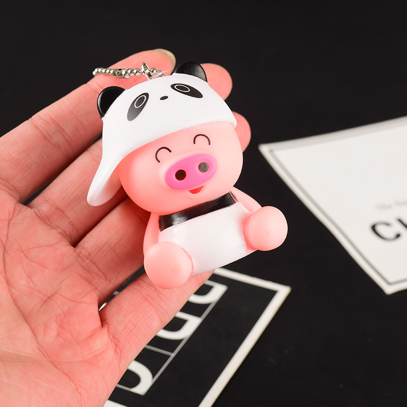 Móc Khóa Hình Heo Ngộ Nghĩnh (6 Màu) Móc Khóa Hình Heo Ngộ Nghĩnh (6 Màu)