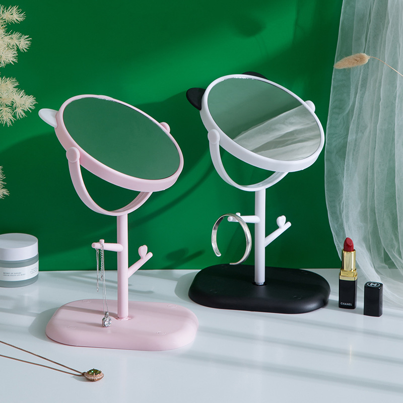 Gương Tròn Trang Điểm Có Chổ Để Trang Sức Gương Tròn Trang Điểm Có Chổ Để Trang Sức