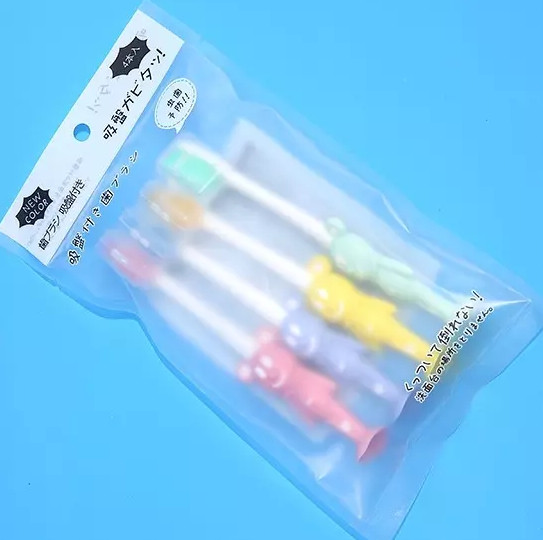 Combo 4 Bàn Chải Đánh Răng Hình Thú Cho Bé Combo 4 Bàn Chải Đánh Răng Hình Thú Cho Bé