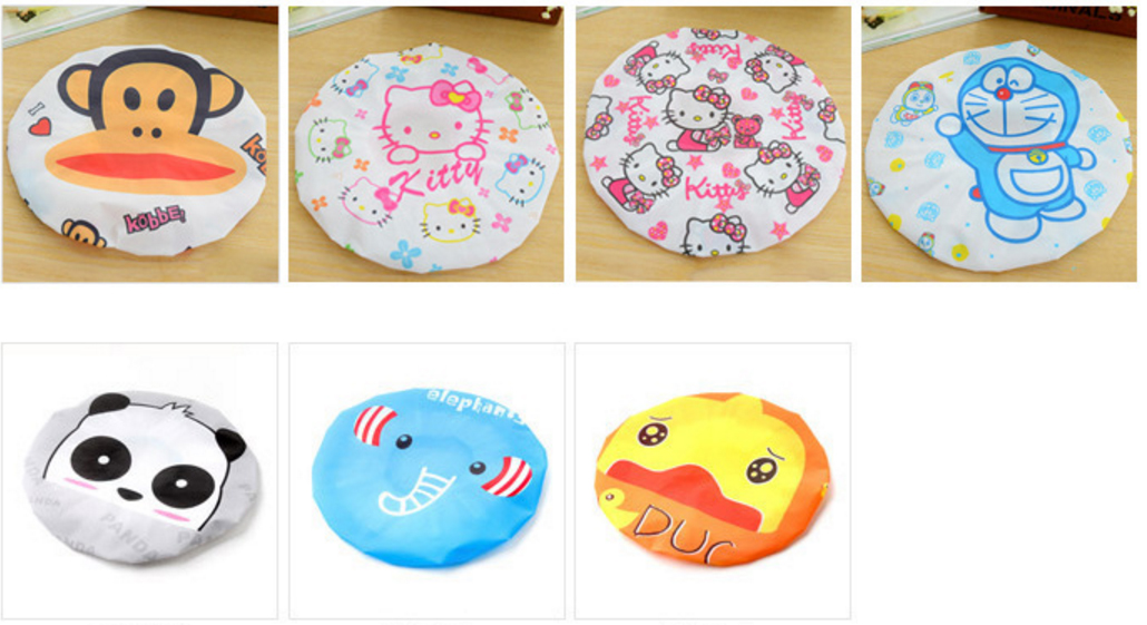 Nón Tắm Trùm Đầu Hình Thú