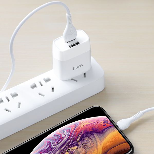 Cóc Sạc Nhanh 2 Cổng Hoco C73
