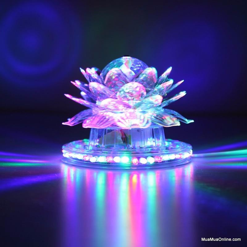 Đèn Xoay Hoa Sen 360 Độ Lotus Lantern