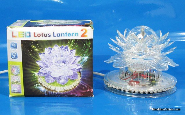 Đèn Xoay Hoa Sen 360 Độ Lotus Lantern
