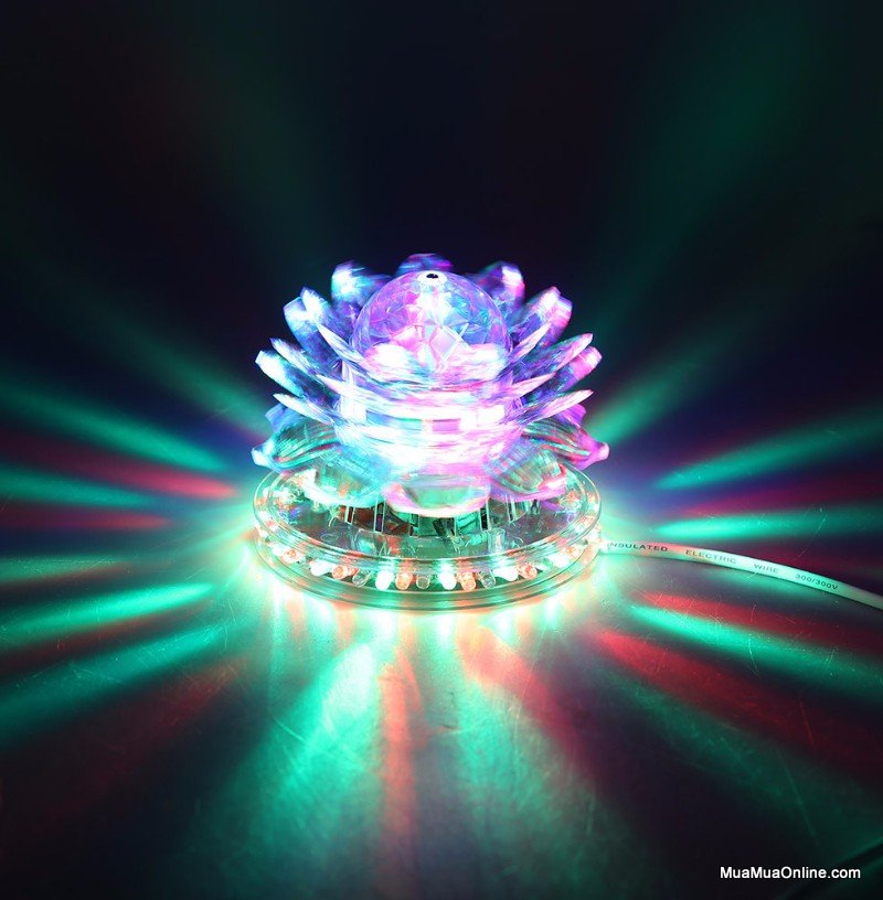 Đèn Xoay Hoa Sen 360 Độ Lotus Lantern
