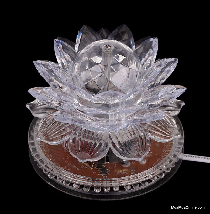 Đèn Xoay Hoa Sen 360 Độ Lotus Lantern