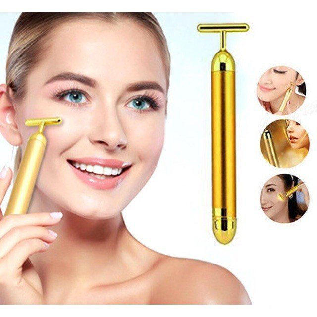 Máy Massage Mặt Energy Beauty Bar Cao Cấp (Vàng) Máy Massage Mặt Energy Beauty Bar Cao Cấp (Vàng)