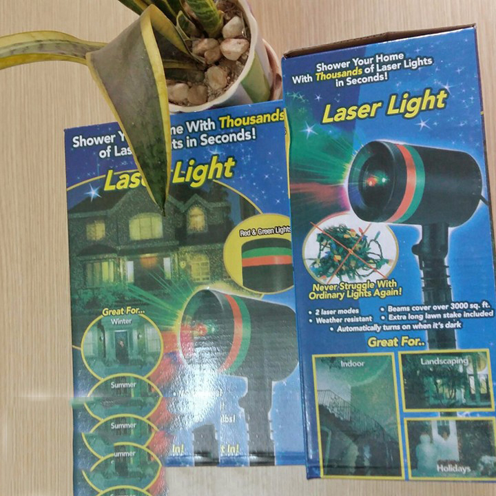 Đèn Trang Trí Nhà Mùa Noel Laser Shower Star Đèn Trang Trí Nhà Mùa Noel Laser Shower Star