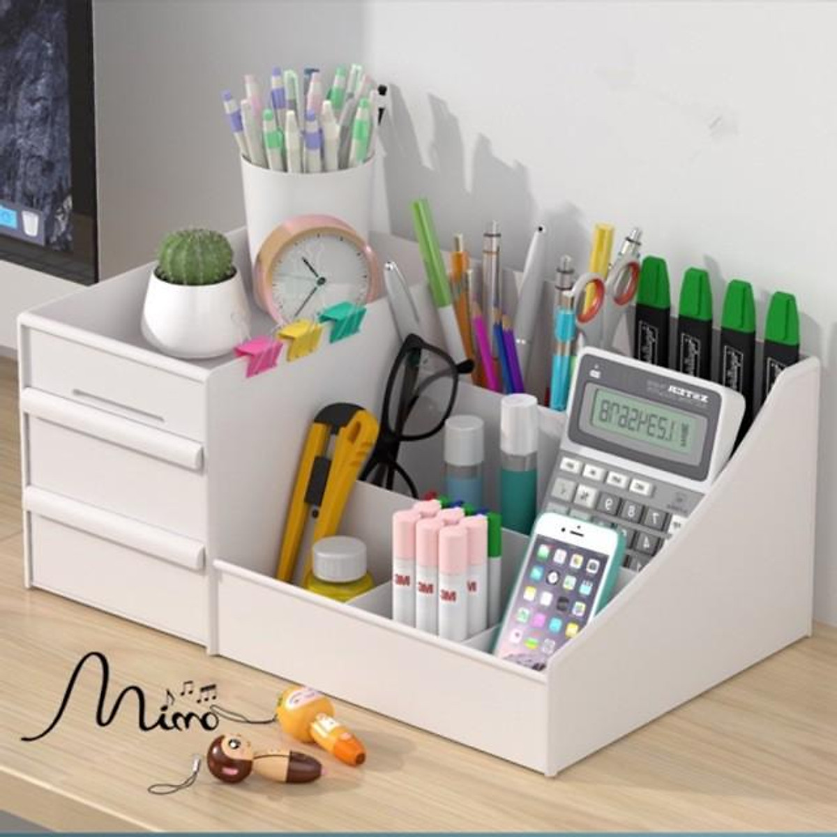 Kệ Đựng Mỹ Phẩm Size 3 Học 3 Ngăn Ko Hộp (T40)