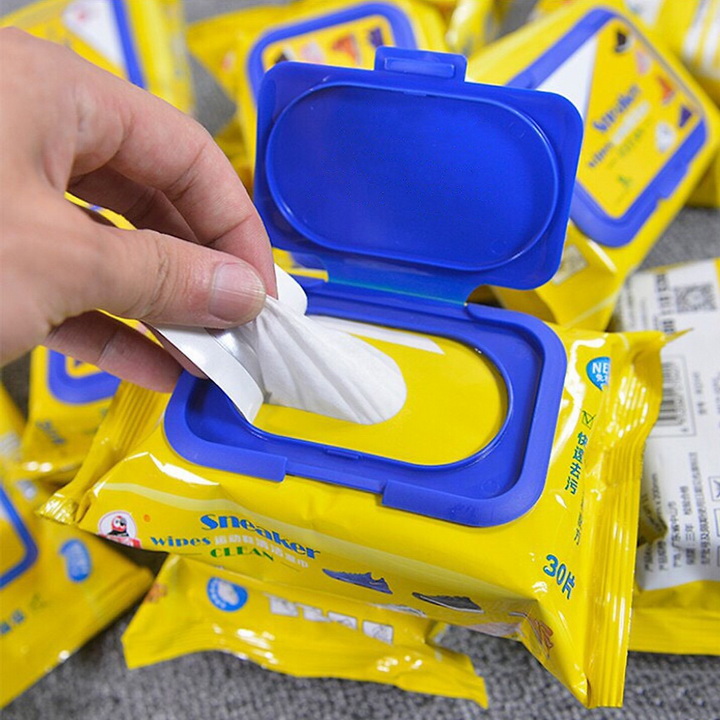 Khăn Giấy Ướt Lau Giày Korean Sneaker Wipes 30 Tờ