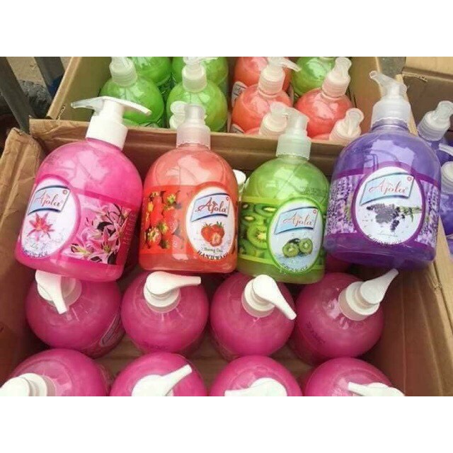 Nước Rửa Tay Hương Trái Cây Ajola 500Ml Nước Rửa Tay Hương Trái Cây Ajola 500Ml