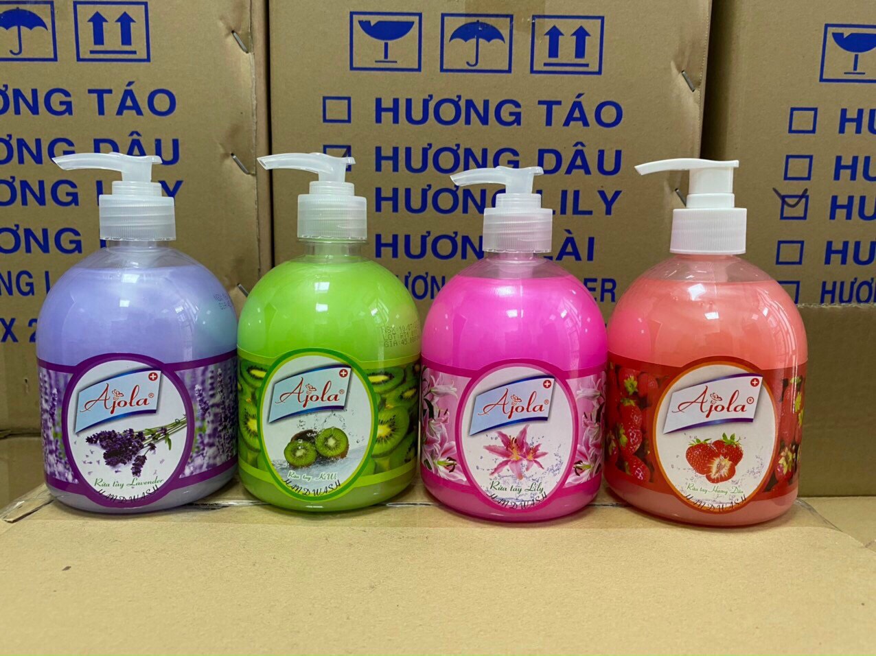 Nước Rửa Tay Hương Trái Cây Ajola 500Ml Nước Rửa Tay Hương Trái Cây Ajola 500Ml