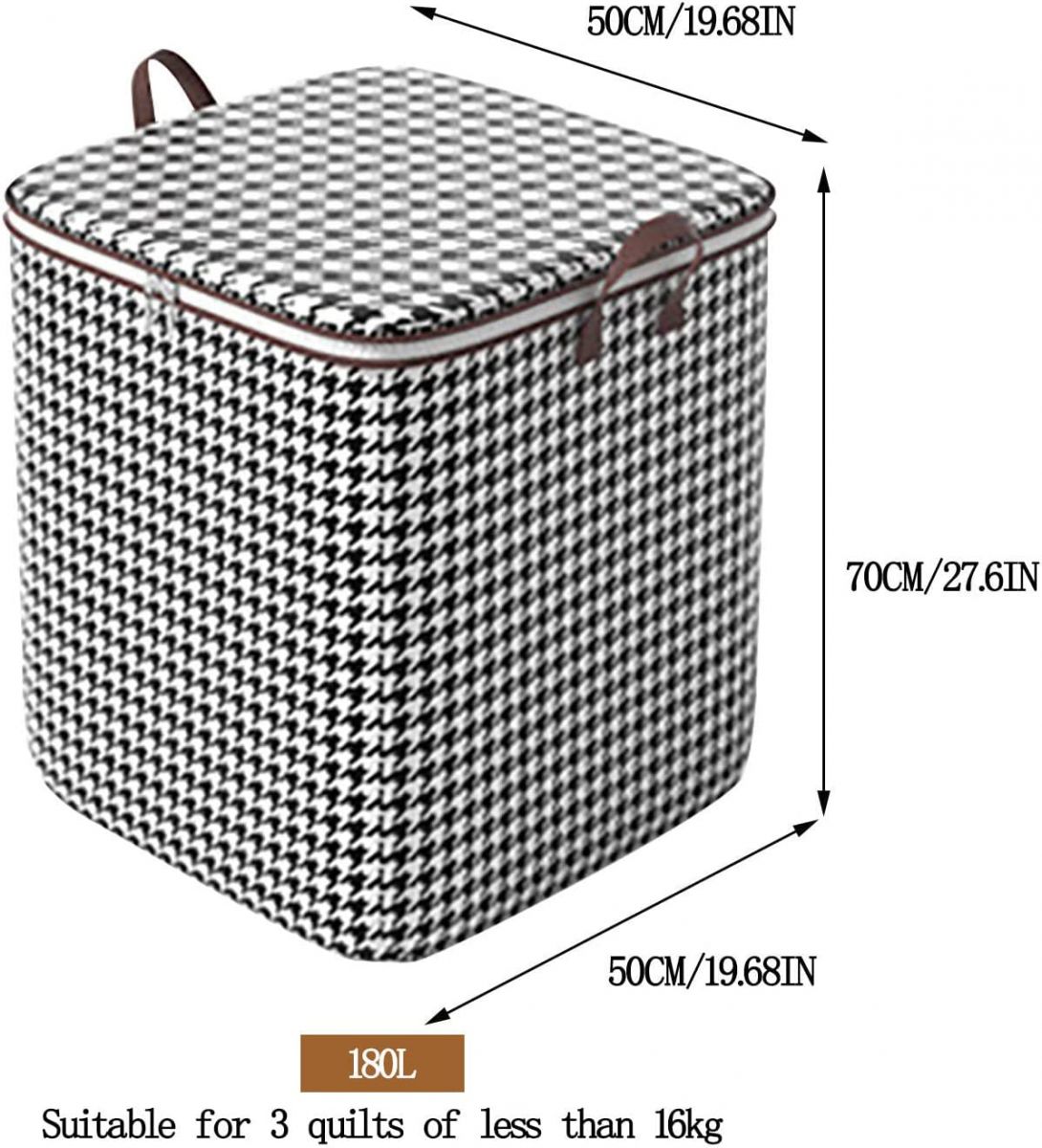 Hộp Đựng Chăn Màn Quần Áo 100L Có Quai Xách Hộp Đựng Chăn Màn Quần Áo 100L Có Quai Xách